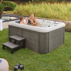 Home Deluxe Outdoor-Whirlpool BEACH Inkl. Treppe Und Thermoabdeckung -All Mark Store 1731689000 prod 003