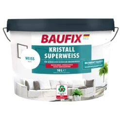 BAUFIX Kristall-Superweiß 10 L