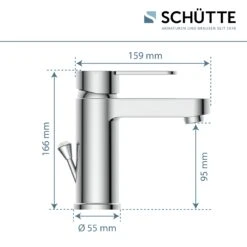Schütte Waschtischarmatur Elephant, Chrom -All Mark Store 2137016000 prod 006