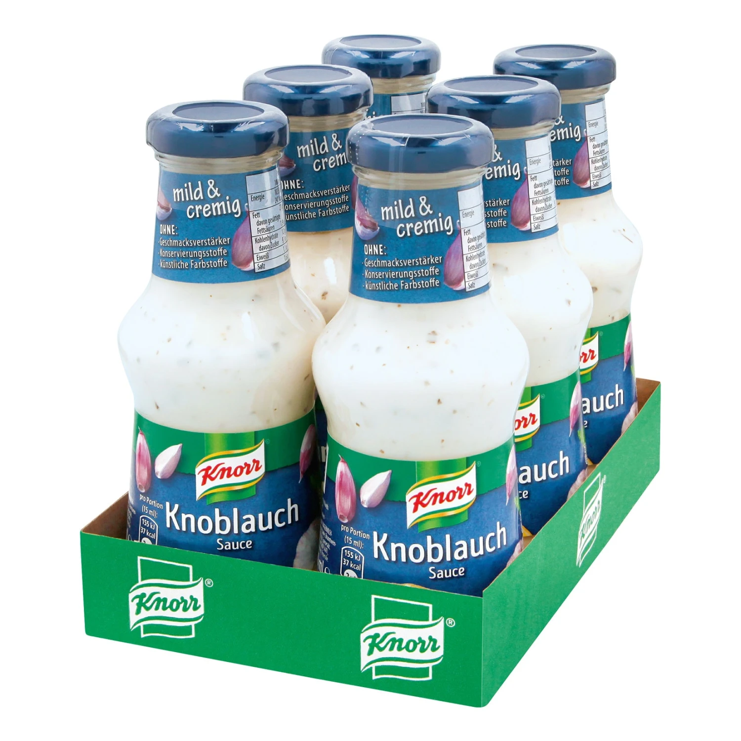 Knorr Knoblauch-Sauce 250 Ml, 6er Pack 1 Knorr Knoblauch-Sauce 250 Ml, 6er Pack