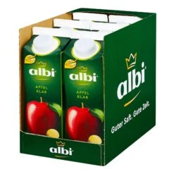 Albi Apfelsaft Klar 1 Liter, 6er Pack