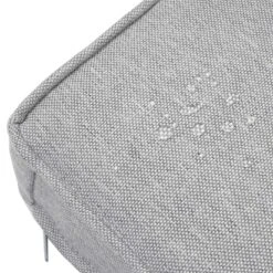 Gartengarnitur MCW-G28, Sitzgruppe Lounge-Set, Akazie Holz Halbrundes Rattan Verstellbar FSC ~ Grau, Kissen Hellgrau -All Mark Store 2165591000 prod 004