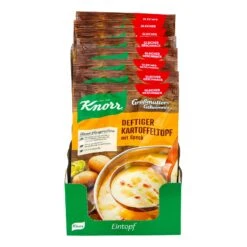 Knorr Großmutters Geheimnis Deftiger Kartoffeltopf Ergibt 0,6 Liter, 9er Pack