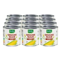 BioBio Gemüsemais 285 G, 12er Pack