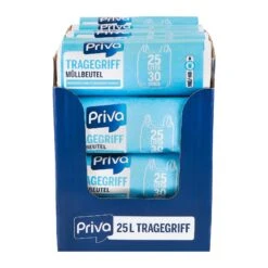 Priva Müllbeutel Mit Griff 30 X 25 Liter, 24er Pack