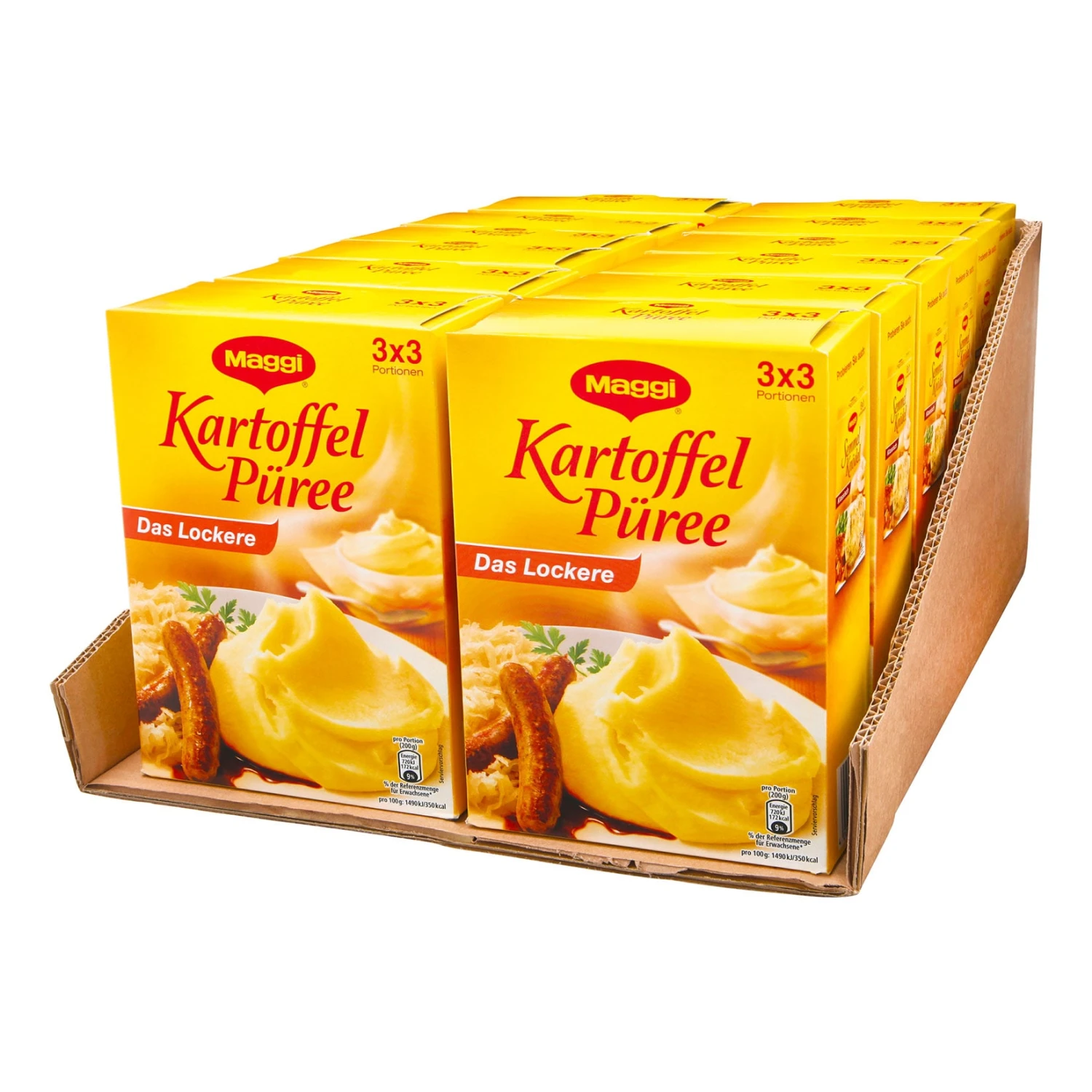 Maggi Kartoffel Püree Für 3 X 500 Ml Flüssigkeit, 12er Pack 1 Maggi Kartoffel Püree Für 3 X 500 Ml Flüssigkeit, 12er Pack