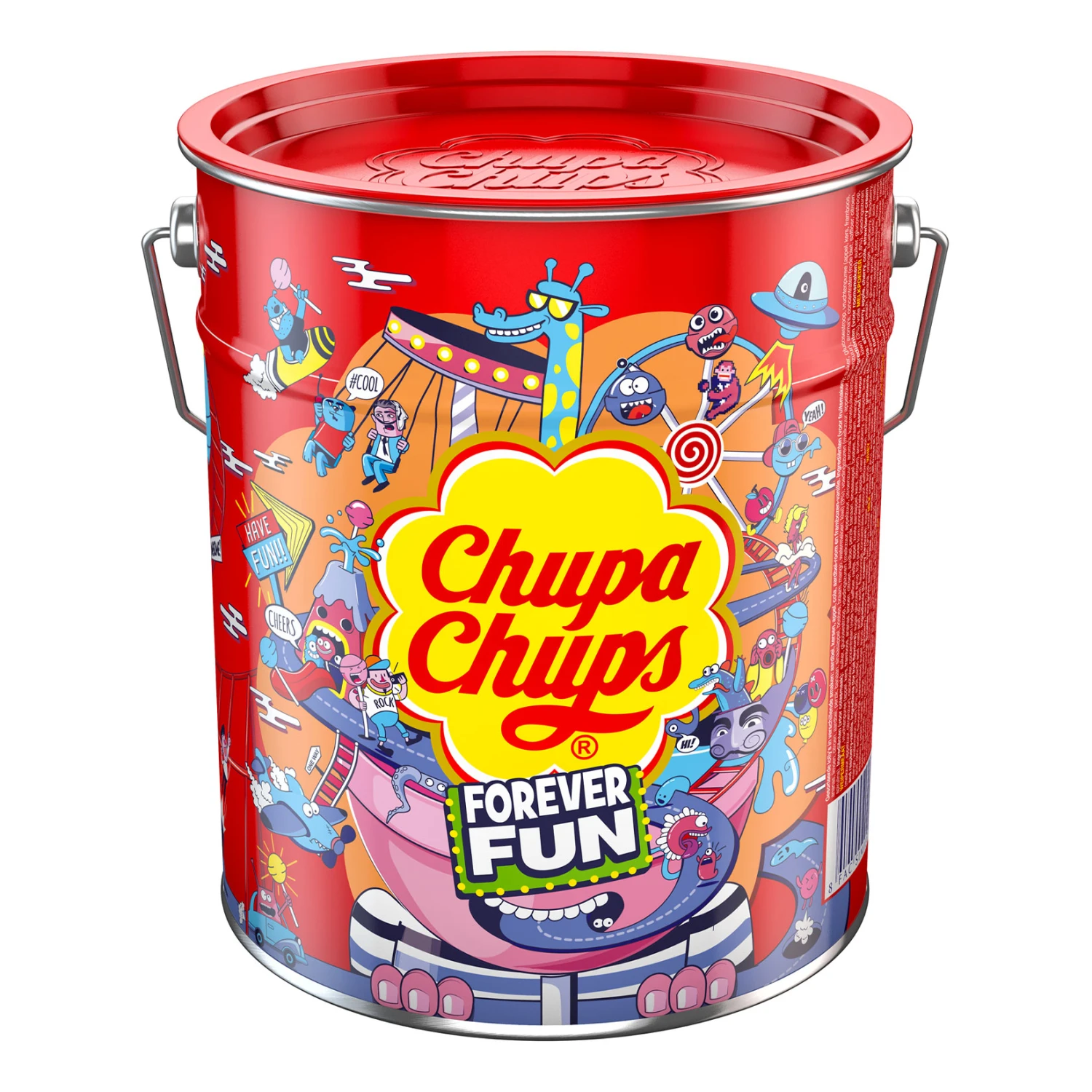 Chupa Chups Lollipop-Eimer 1,8kg 1 Chupa Chups Lollipop-Eimer 1,8kg