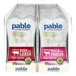 Pablo Hundenahrung Pastete 175 G, Verschiedene Sorten, 30er Pack
