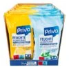 Priva Allzwecktücher 80 Stück, Verschiedene Sorten, 12er Pack