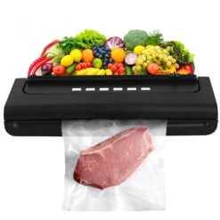 All Mark Store 33 Zoomyo Vakuumierer Advanced, Starter-Set Zum Vakuumieren Mit Vakuumbeutel, Vakuumierrolle, Adapter, Schlauch