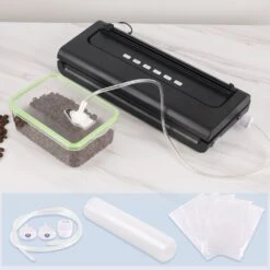 Zoomyo Vakuumierer Advanced, Starter-Set Zum Vakuumieren Mit Vakuumbeutel, Vakuumierrolle, Adapter, Schlauch 8 Zoomyo Vakuumierer Advanced, Starter-Set Zum Vakuumieren Mit Vakuumbeutel, Vakuumierrolle, Adapter, Schlauch -All Mark Store 2354445000 prod 003