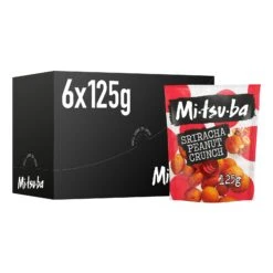 Mitsuba Sriracha Peanut Crunch 125g, 6er Pack