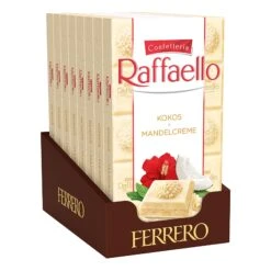 Ferrero Raffaello Tafelschokolade 90 G, 8er Pack