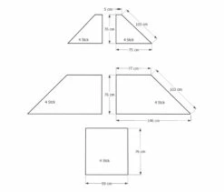 Grasekamp Ersatzdach Hardtop Pavillon Meran 3x3,6m Doppelstegplatten Polycarbonat Braun -All Mark Store 8600280600 48718 prod 004