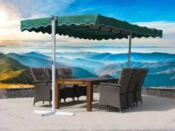 Grasekamp Standmarkise Dubai Grün 375x225cm Terrassenüberdachung Raffmarkise Mobile Markise -All Mark Store 8600280600 78004 prod 003