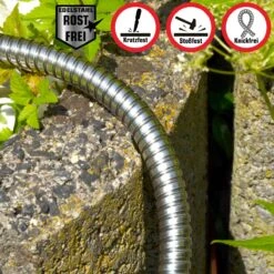 22,5 M Knickfreier Gartenschlauch Edelstahl Wasserschlauch Flex Metall Schlauch 9 22,5 M Knickfreier Gartenschlauch Edelstahl Wasserschlauch Flex Metall Schlauch -All Mark Store 8600295800 3799 prod 004
