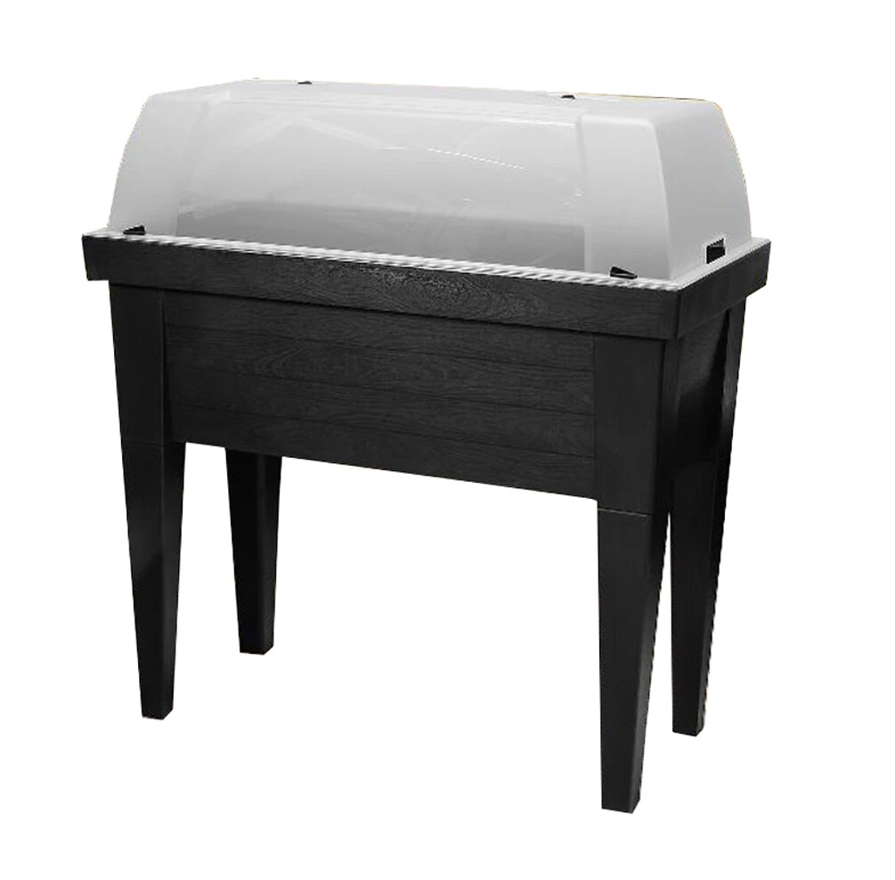 XXL Hochbeet M. Deckel Gewächshaus Frühbeet Kräuterbeet Treibhaus Pflanzkasten 3 XXL Hochbeet M. Deckel Gewächshaus Frühbeet Kräuterbeet Treibhaus Pflanzkasten – Bild 3