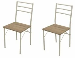 DEGAMO Essgruppe KÖLN 3-teilig, Metallgestell, Oberfläche Eiche Dekor 6 DEGAMO Essgruppe KÖLN 3-teilig, Metallgestell, Oberfläche Eiche Dekor -All Mark Store 8600319700 52874209 prod 003