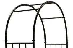 DEGAMO Rosenbogen VERSAILLES 220x105cm, Metall Schwarz Hammerschlagoptik -All Mark Store 8600319700 67759527 prod 003