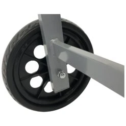 DEGAMO Rollenliege OSTIA, Aluminium Silber + Textilgewebe Schwarz, 200cm -All Mark Store 8600319700 67841981 prod 004