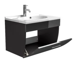 Posseik Waschplatz Salona Anthrazit Waschtisch Inkl. Mineralguss-Waschbecken -All Mark Store 8600335800 13227 prod 005