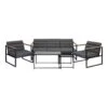 Outdoor-Lounge-Set, 5-tlg. Space 2 Anthrazit