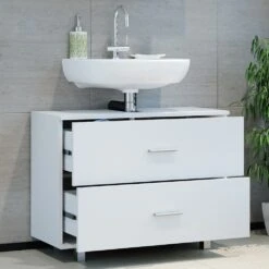 VICCO Waschbeckenunterschrank ILIAS Weiß Schublade Unterschrank Badezimmer 10 VICCO Waschbeckenunterschrank ILIAS Weiß Schublade Unterschrank Badezimmer -All Mark Store 8600343700 34583 prod 005