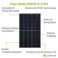 RISEN Solarpanel RSM40-8-410M Mit 410 Watt - Balkonkraftwerk Solarmodul - Verkauf Nur An Endverbraucher -All Mark Store 8600348200 20827 prod 003
