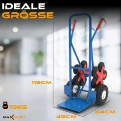MAXCRAFT Treppenkarre Bis 200 Kg - 12 Räder -All Mark Store 8600348300 9978 prod 005