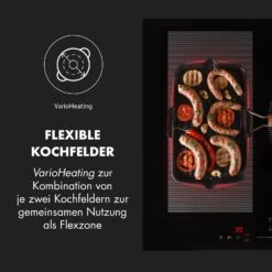 Delicatessa 3 Flex Induktionskochfeld 3 Zonen 6600W Flexzone Schwarz -All Mark Store 8600359300 11294 prod 004