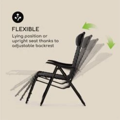 California Dreaming Sonnenliege, Polsterung, Stahlrahmen, Schwarz 10 California Dreaming Sonnenliege, Polsterung, Stahlrahmen, Schwarz -All Mark Store 8600359300 12313 prod 005