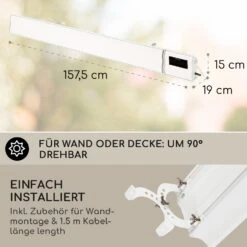 Cosmic Beam Smart 24 Infrarot-Heizstrahler 2400W App-Steuerung Fernbedienung 9 Cosmic Beam Smart 24 Infrarot-Heizstrahler 2400W App-Steuerung Fernbedienung -All Mark Store 8600359300 12879 prod 004