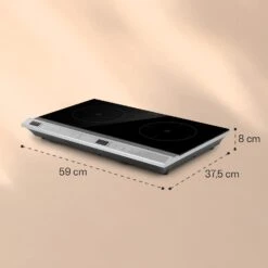 MisterCook Duo Kochplatte Infrarot 3000W 90-650°C Abschalttimer -All Mark Store 8600359300 4954 prod 006