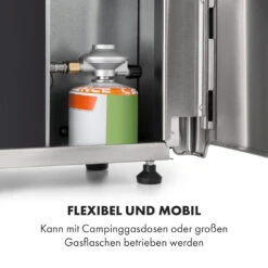 Crossfire Vertikaler Gasgrill 800°C Infrarot-Brenner 12.000 BTU Silber -All Mark Store 8600359300 4959 prod 004