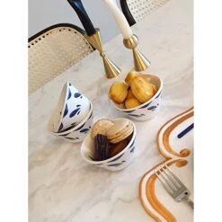 The Mia Keramikschüssel Azur Mini Schüssel Ø 10 Cm Set 4-tlg. Mit Gestell -All Mark Store 8600362100 AZR012 prod 003