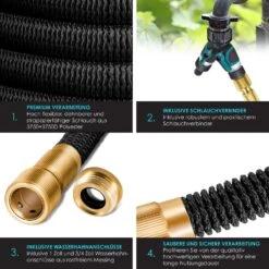 KESSER® Premium Gartenschlauch Flexibler Wasserschlauch Dehnbarer Flexischlauch -All Mark Store 8600364700 23520 prod 006