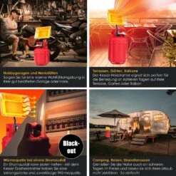 KESSER® Gasheizer Heizstrahler Gas Aufsatz Strahler Inkl. Piezo Zündung Schlauch & Regler Flaschenhalterung Gasheizstrahler Aufsatzheizstrahler Betrieben Mit Propan - Gas Für 5 Kg Oder 11 Kg Flaschen -All Mark Store 8600364700 24372 prod 003