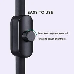 Aukey LT-ST34 Stehlampe 1,6m LED Dimmbar, Leselampe Mit 3 Farbtemperaturen Mit Dimmen, Stehleuchte Für Wohnzimmer,Schlafzimmer, Büro -All Mark Store 8600367000 1712 prod 004