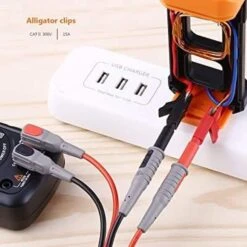 TACKLIFE METL04, 8-teiliges Messleitungs-Kit Mit Verlängerungs-Messklemmen, Krokodil-Messspitze Und Kolben-Mini-Haken -All Mark Store 8600367000 2395 prod 004